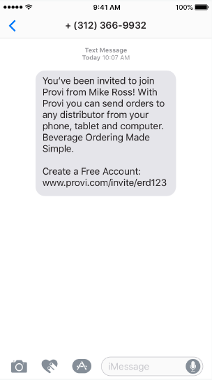 Refer and Earn Invitation Text Message