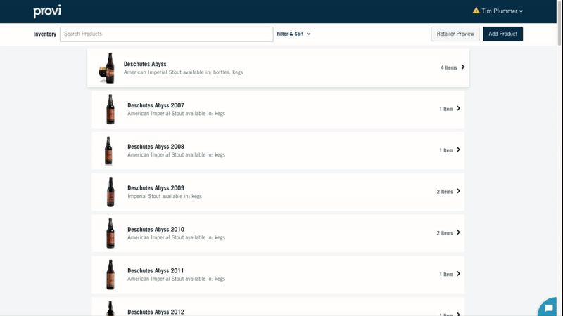Edit Product in Self Service Product Portal